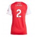 Arsenal William Saliba #2 Hemma matchtröja Dam 2025-26 Kortärmad Billigt